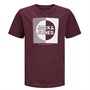 JACK AND JONES Jungen Wiseman T-Shirts Dunkelrot
