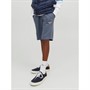 JACK AND JONES Short en Jersey Logo Garçon Bleu-Gris