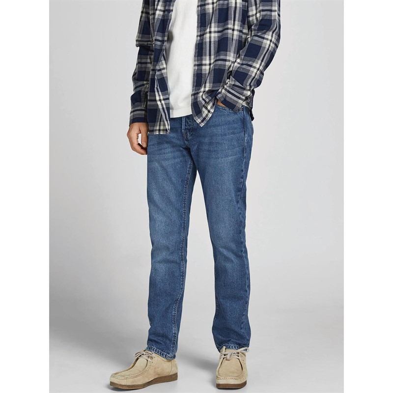 JACK AND JONES Jean Fusélé Mike 123 Homme Bleu Moyen