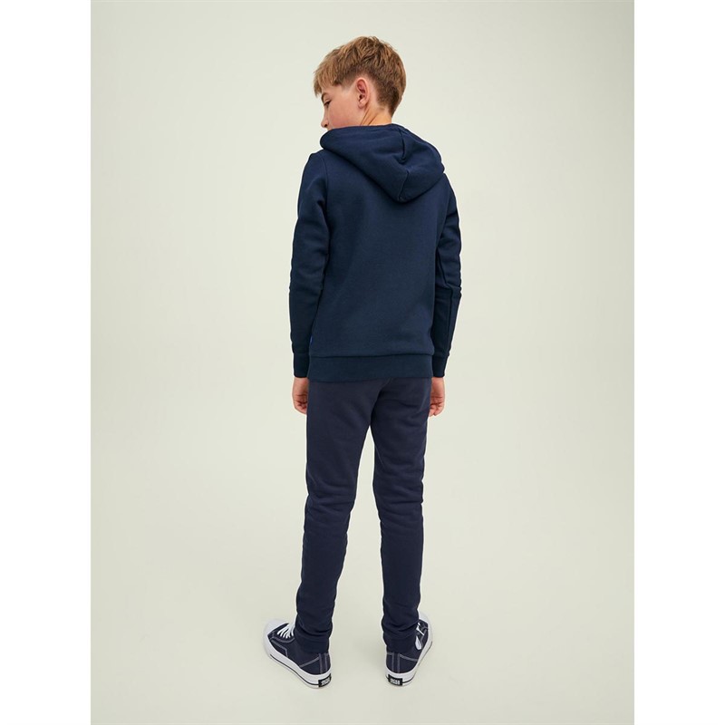 JACK AND JONES Jongens Old Logo Hoodies Marineblauw