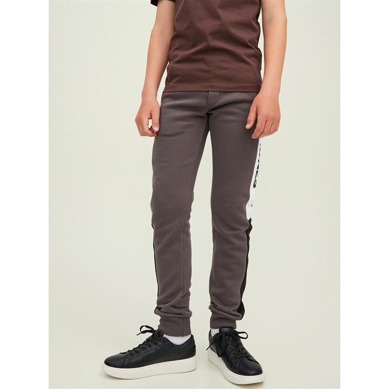 JACK AND JONES Drenge Will Logo Block Joggingbukser Lys Brun