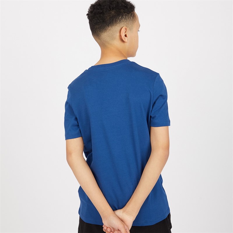 JACK AND JONES Boys Darius T-Shirt Navy Peony