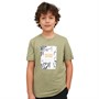 JACK AND JONES Drenge T-shirts Lys Khaki