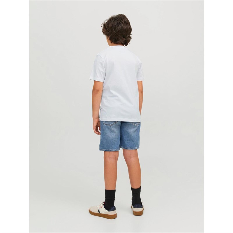 JACK AND JONES Jongens Locks T-shirts Wit
