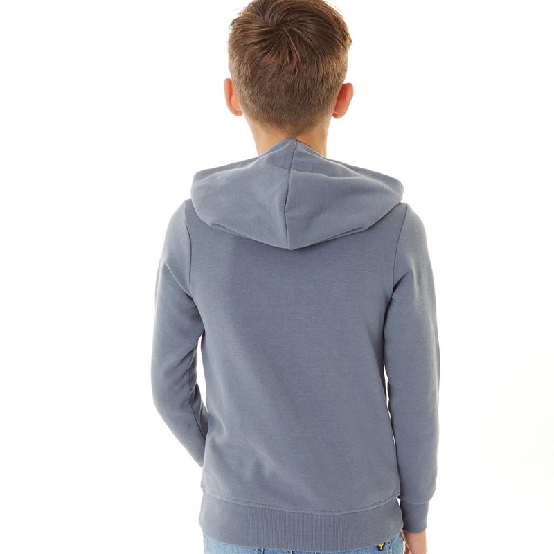 JACK AND JONES Boys Basic Hoodie Grisaille