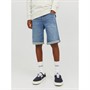 JACK AND JONES Boys Rick Original Shorts Blue Denim