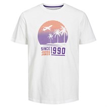 JACK AND JONES Jungen Summer Cool T-Shirts Weiß