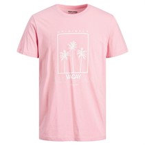 JACK AND JONES Drenge Tulum T-shirts Lys Lyserød