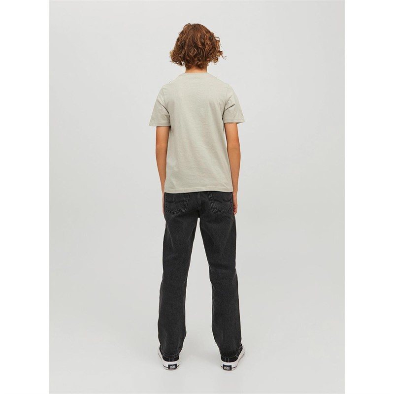 JACK AND JONES Jongens T-shirts Crème
