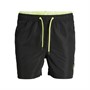 JACK AND JONES Shorts de Bain Fiji Neon Garçon Noir