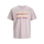 JACK AND JONES Herre Beachy T-shirts Bleg Lyserød