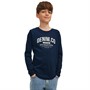 JACK AND JONES Boys Mens Jeans Long Sleeve Top Navy Blazer