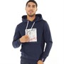 JACK AND JONES Mens Josh Hoodie Navy Blazer
