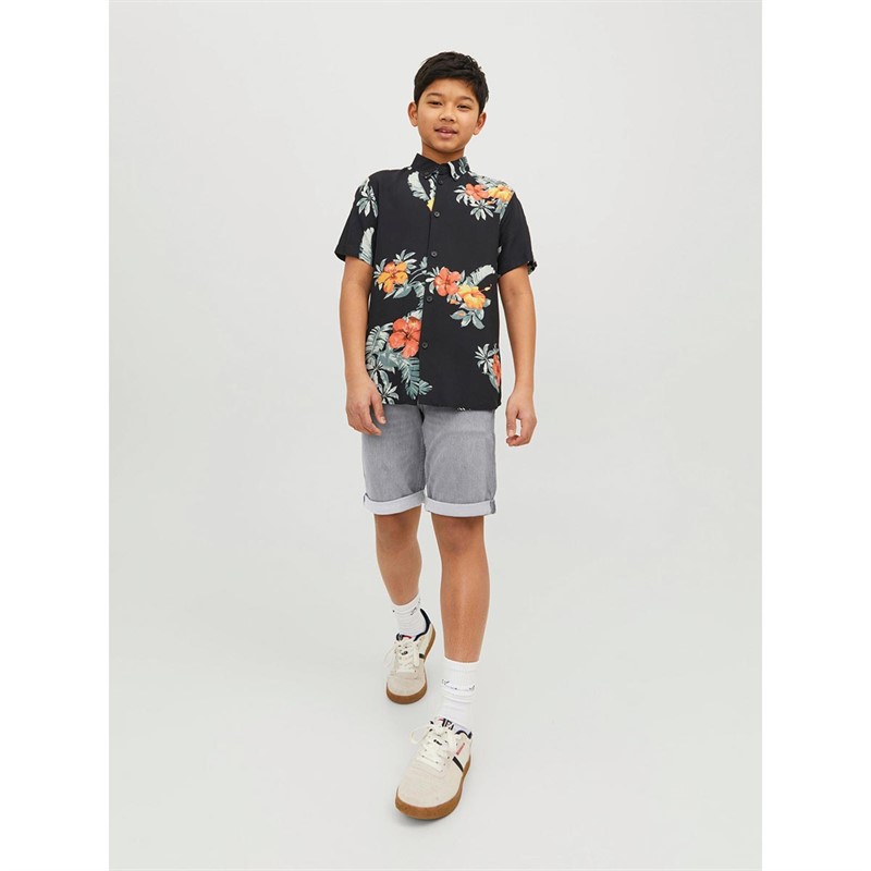 JACK AND JONES Jongens Rick Denim shorts Grijs