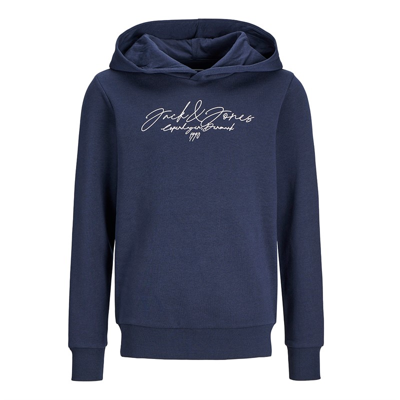 JACK & JONES Boys Scripted Tracksuit Navy Blazer
