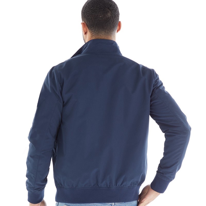 JACK AND JONES Mens Mash Harrington Jacket Navy Blazer