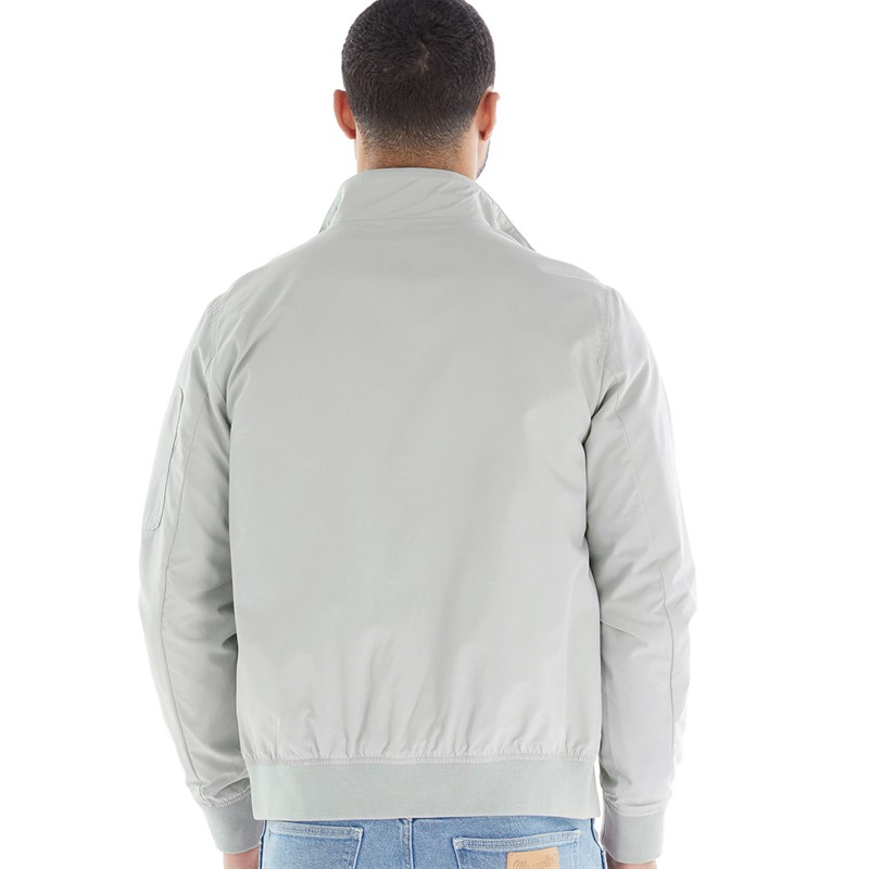 Buy JACK AND JONES Mens Mash Harrington Jacket Ghost Grey