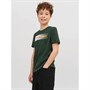 JACK AND JONES T-Shirts Corp Logo Garçon Vert