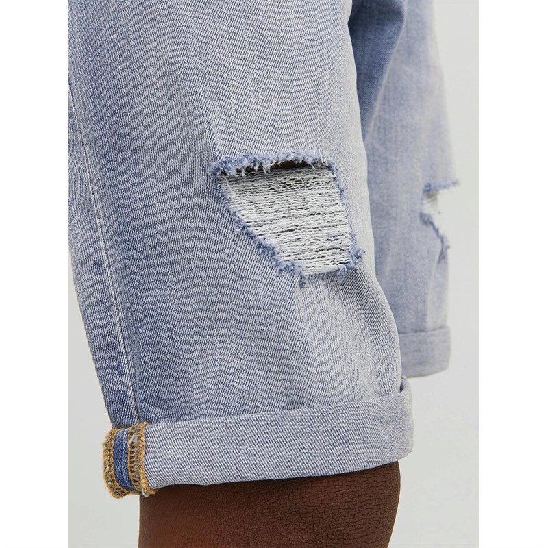 JACK AND JONES Short en jean Rick Original Garçon Bleu Clair