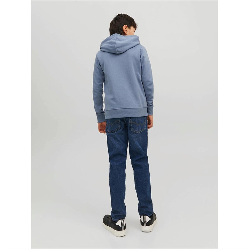 JACK AND JONES Drenge Glenn 070 Slim Jeans Mellemblå