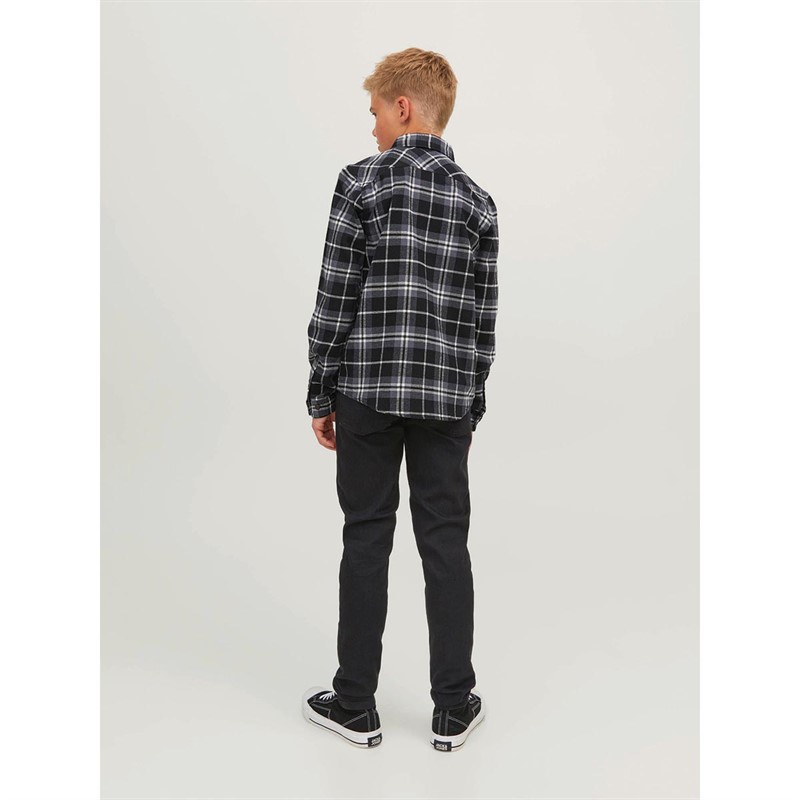 JACK AND JONES Drenge Glenn 072 Slim Jeans Sort