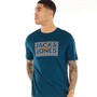 JACK AND JONES Mens Marius T-Shirt Sailor Blue