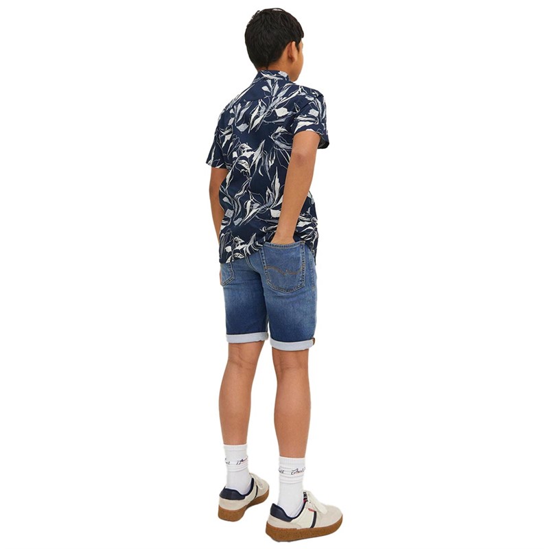 JACK AND JONES Short en jean Rick Garçon Bleu Moyen