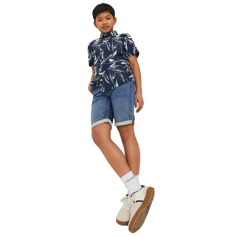 JACK AND JONES Short en jean Rick Garçon Bleu Moyen