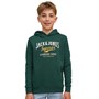 JACK AND JONES Boys Logo Sweat Hoodie Pine Grove