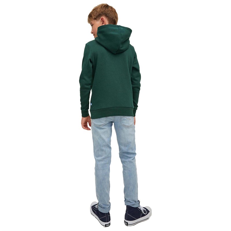 JACK AND JONES Boys Logo Sweat Hoodie Pine Grove