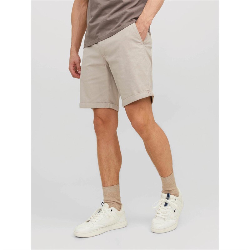 JACK AND JONES Herre Fury Chino shorts Ecru