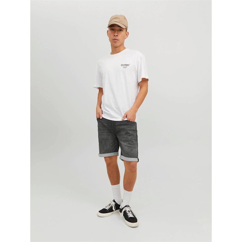 JACK AND JONES Herre Rick Icon Denimshorts Vasket Sort