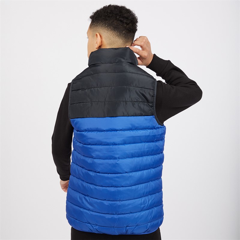 JACK AND JONES Boys Wing Body Warmer Blue Iolite