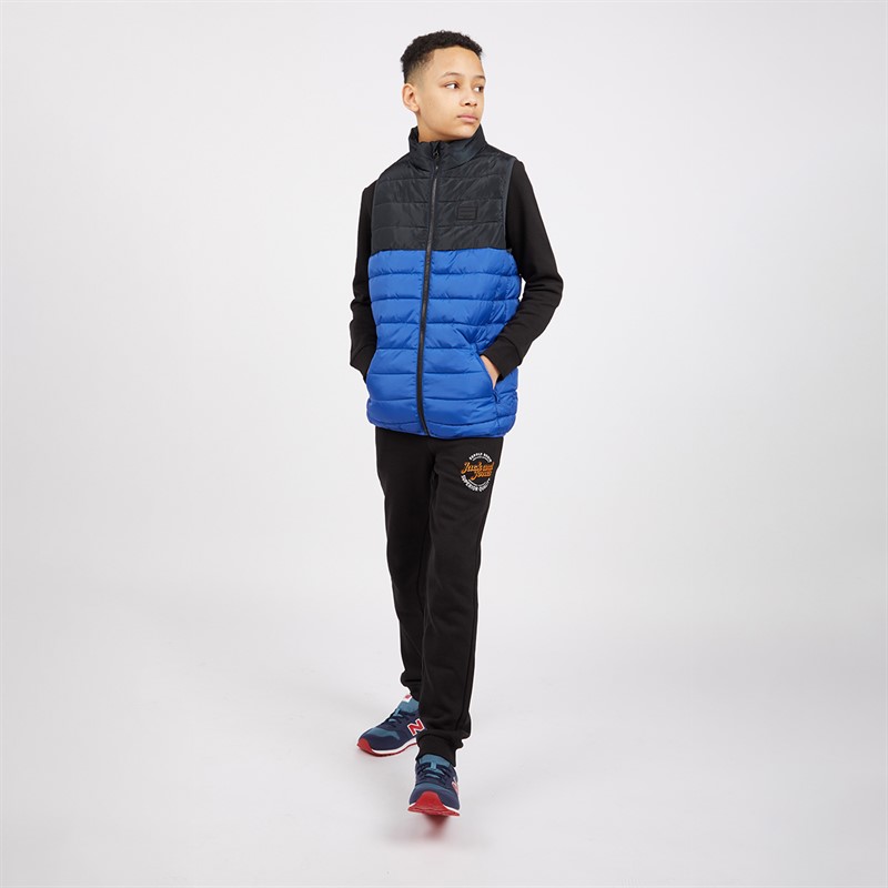JACK AND JONES Boys Wing Body Warmer Blue Iolite