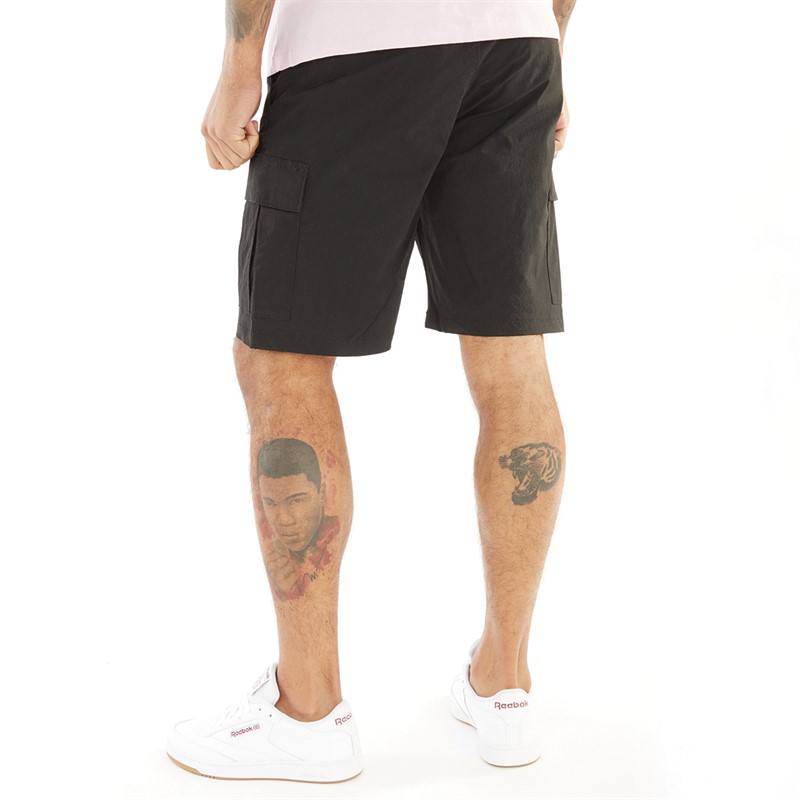 JACK & JONES Herre Gordan Warner Tech Cargo Shorts Sort