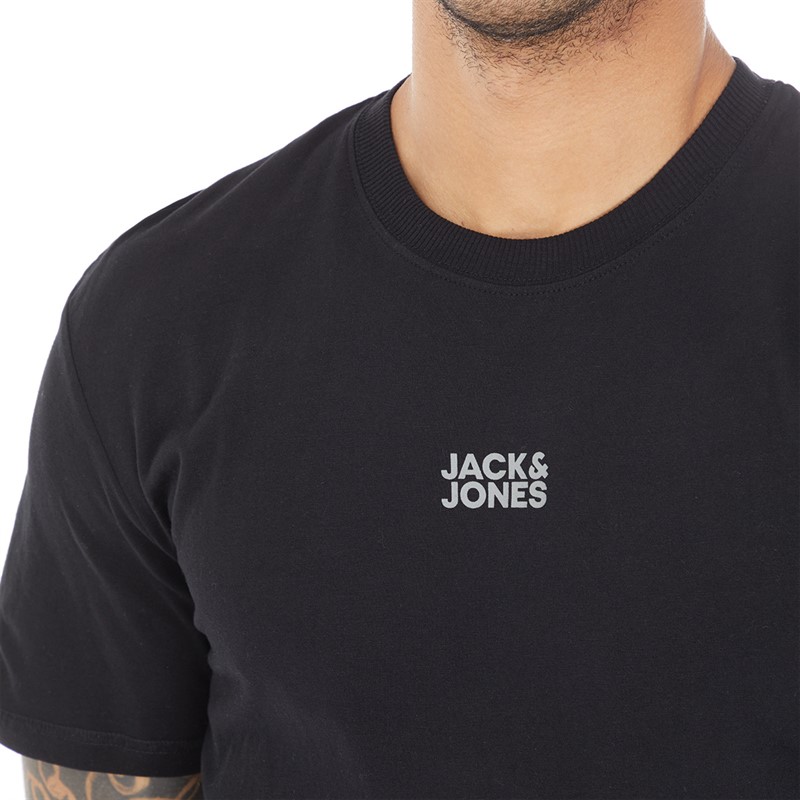JACK AND JONES T-shirt classique Homme Noir