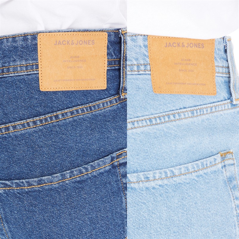 Jeans Homme JACK & JONES - Coupe Slim - 100% Coton - Modèle Classique Intemporel