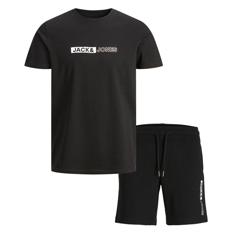 JACK AND JONES Mens Neo Twinset Black