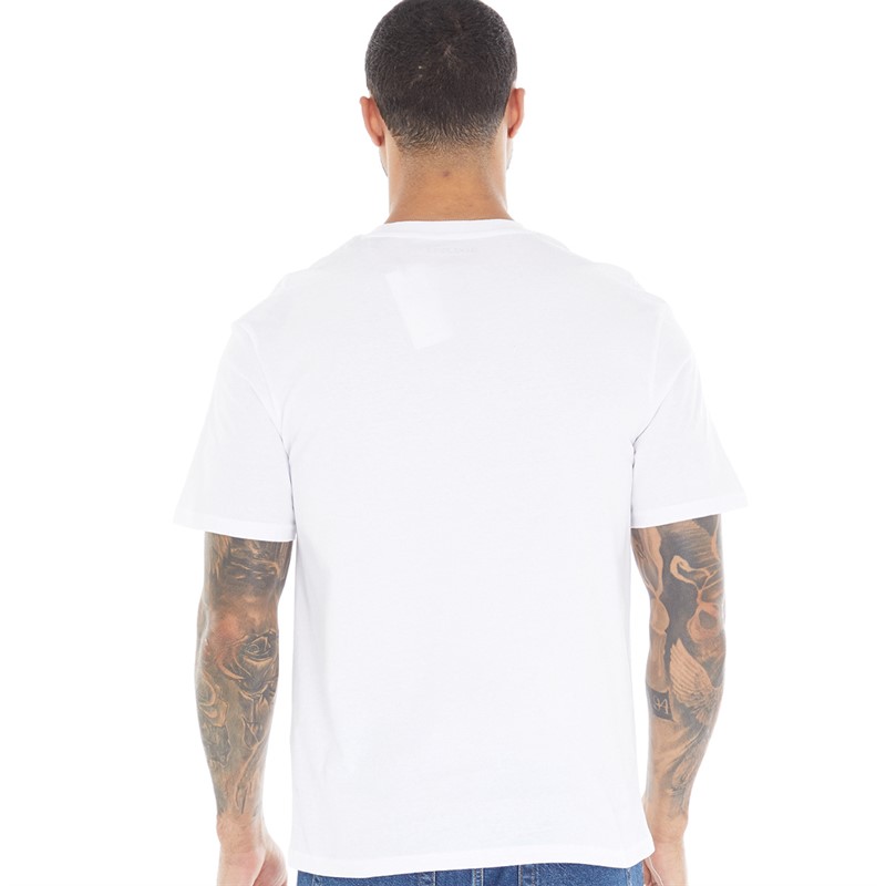 JACK & JONES Hvid T-shirt til Herre Klassisk