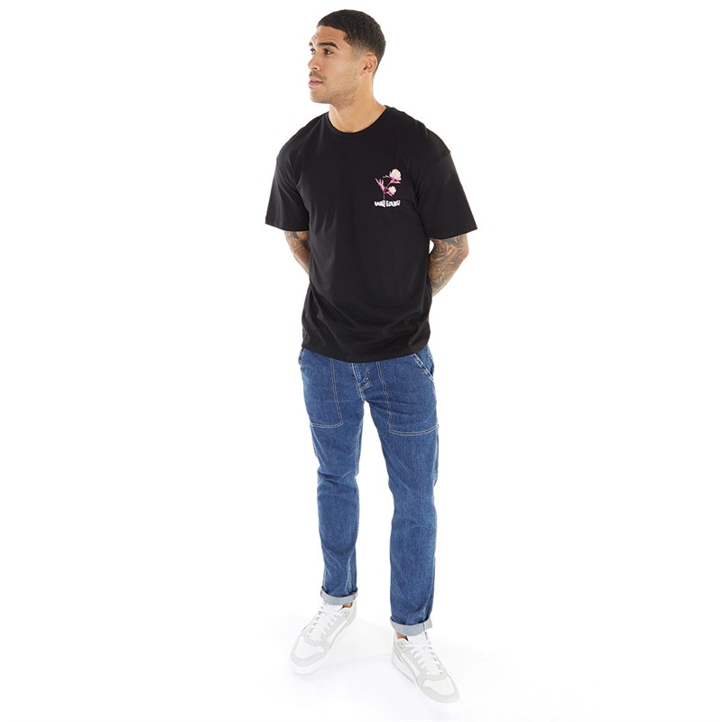 JACK AND JONES Mens Games T-Shirt Black