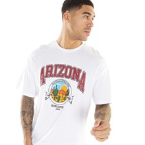 JACK AND JONES Mens Bradley Mitch T-Shirt White