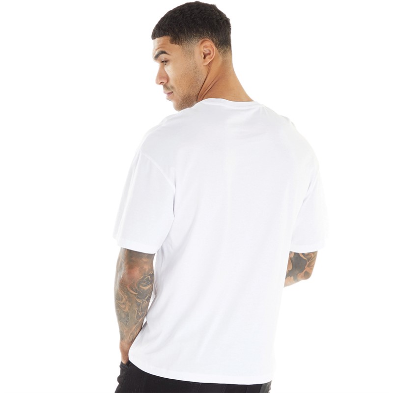 JACK AND JONES Mens Bradley Mitch T-Shirt White