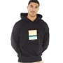 JACK AND JONES Mens Vesterbro Aqua Hoodie Black