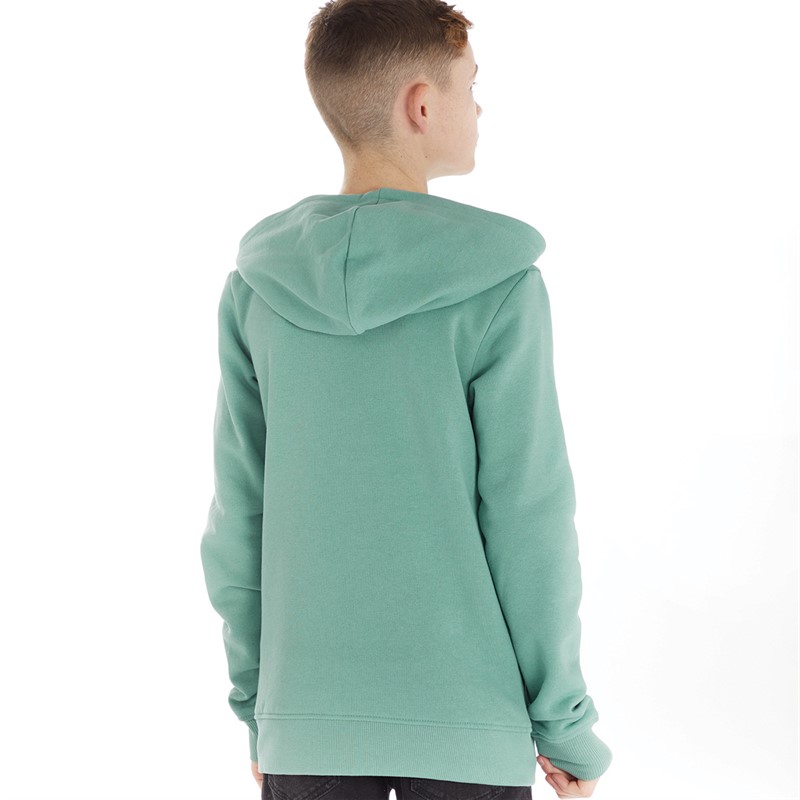 JACK AND JONES Sweats à Capuche Commercial Garçon Vert