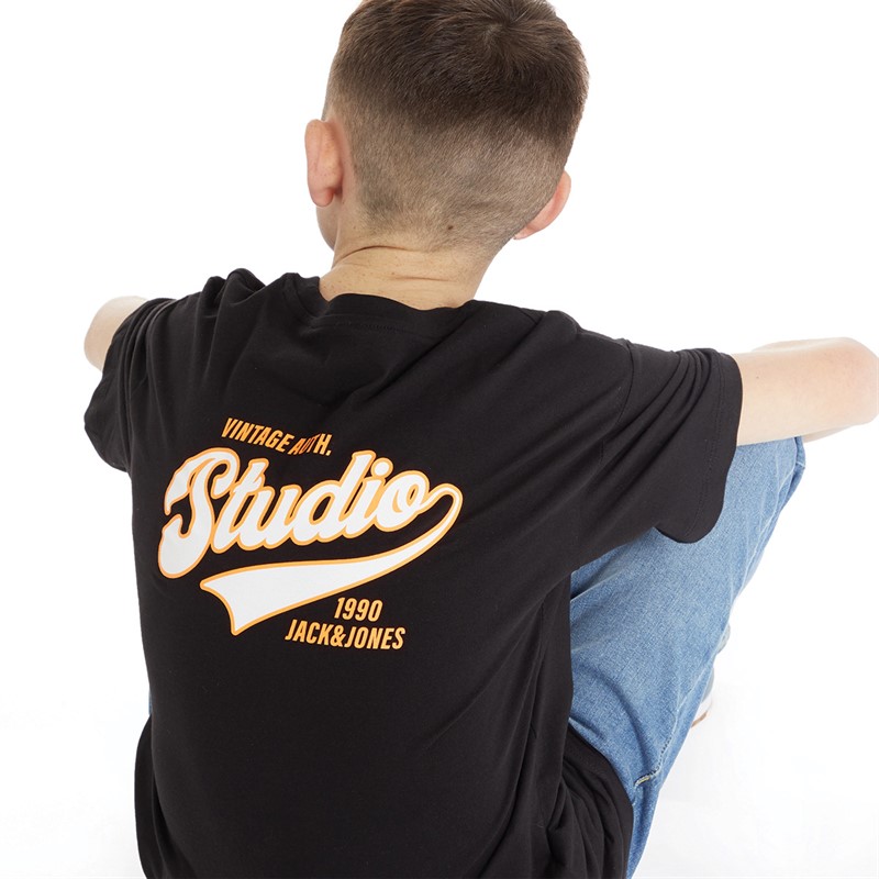 JACK AND JONES Drenge Trend T-shirts Sort