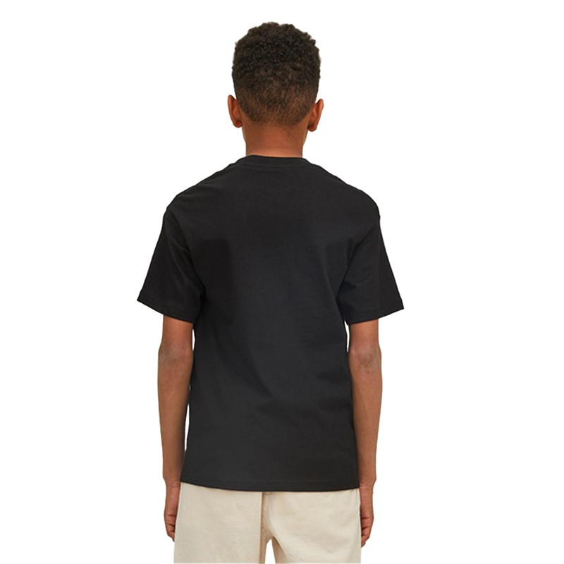 JACK AND JONES Boys Vesterbro T-Shirt Black