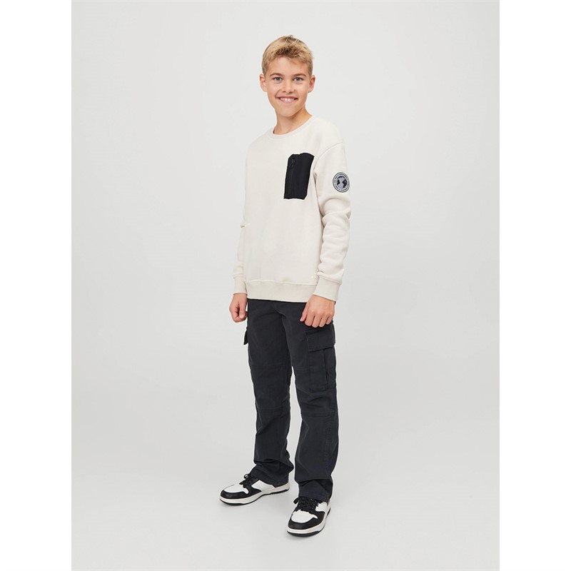 JACK AND JONES Boys Kane Harlow Cargo Pants Black