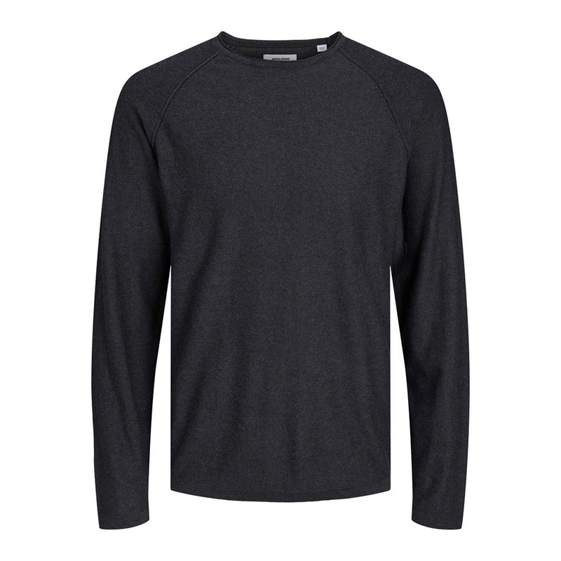 JACK AND JONES Pulls Union Homme Gris Foncé Chiné