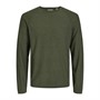JACK AND JONES Pulls Union Homme Vert Olive