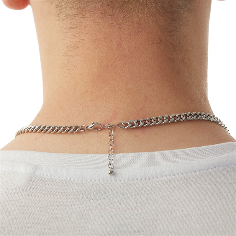 JACK AND JONES Mens Ilo Necklace Silver